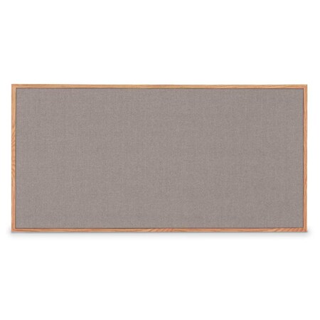 United Visual Products Combo Board, 60"x36", White Frame/White Porcelain & Forbo UVDECORK6036W-WHTPORC-FORBO
